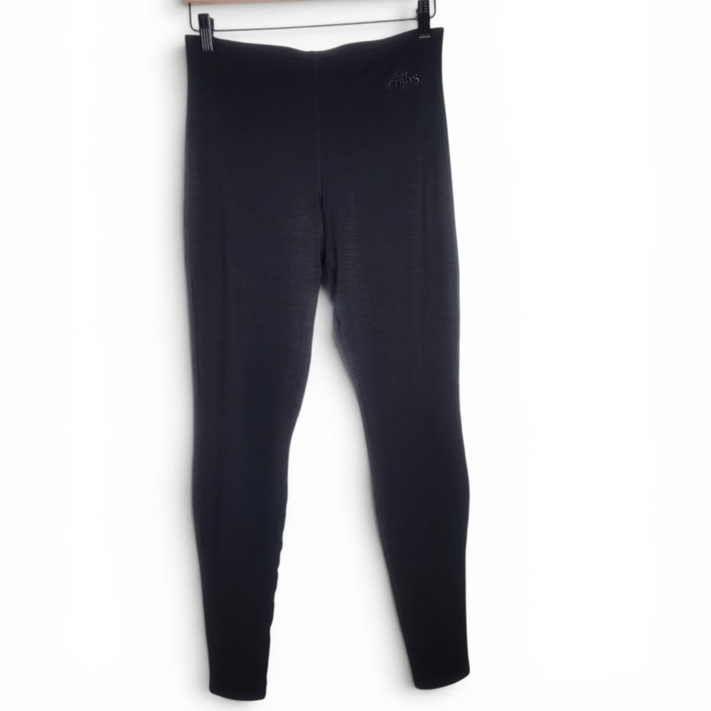 Hot Chillys Midweight Active Fit Base Layer Tights MTF4000 in Black Size M